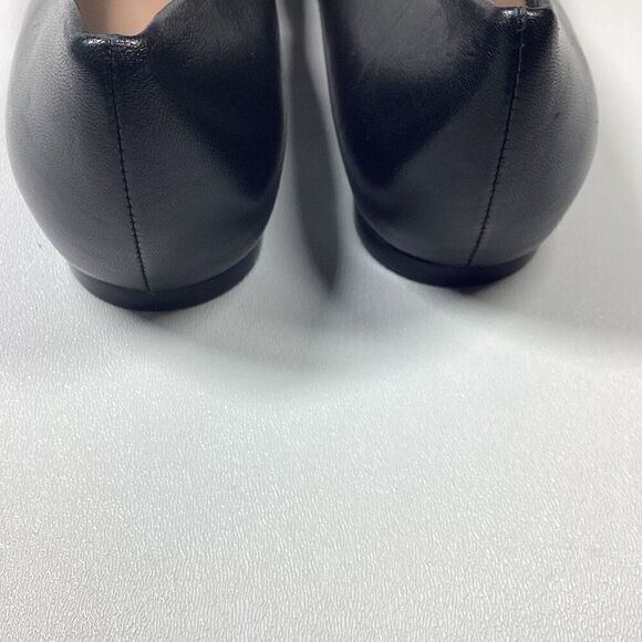 Aquatalia‎ Adorned Black Woven Leather Square Toe Flats Women’s Size 7 - Picture 12 of 16